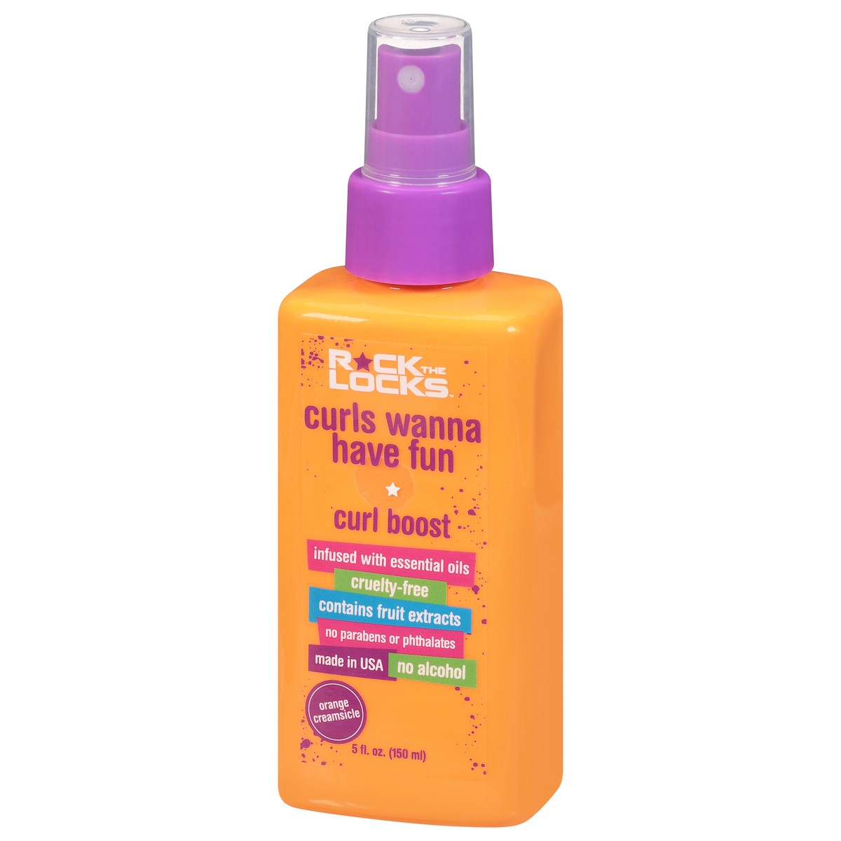 slide 3 of 9, Rock The Locks Orange Creamsicle Curl Boost 5 fl oz, 5 fl oz