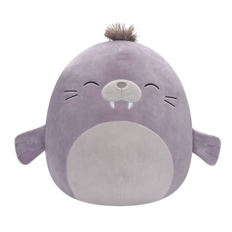 slide 1 of 1, Squishmallows 16" Kwame the Gray Walrus Plush Toy, 1 ct