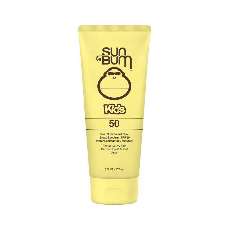 slide 1 of 8, Sun Bum Kids' Clear Sunscreen Lotion - SPF 50 - 6 fl oz, 50 ct; 6 fl oz