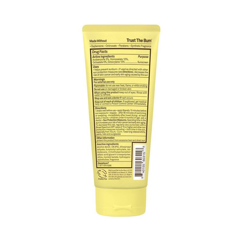 slide 6 of 8, Sun Bum Kids' Clear Sunscreen Lotion - SPF 50 - 6 fl oz, 50 ct; 6 fl oz