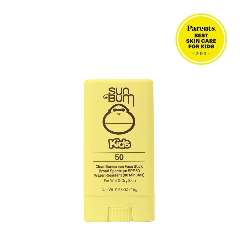 slide 4 of 10, Sun Bum Kids' Clear Sunscreen Face Stick - SPF 50 - 0.53oz, 50 x 0.53 oz