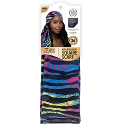 Evolve Products Double Sided Satin Square Hair Scarf: Hair Styling, All Hair Types, Satin Material