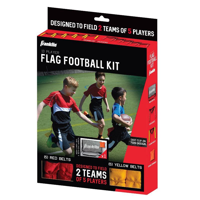 slide 4 of 6, Franklin Sports 10 Player Flag Football Set, 1 ct