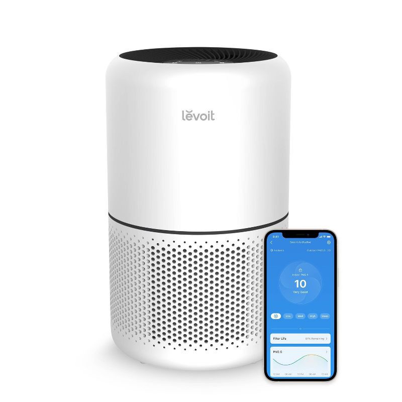 slide 1 of 11, Levoit PlasmaPro 300-P Air Purifier for Rooms up to 1043 sq ft, 1043 sq ft