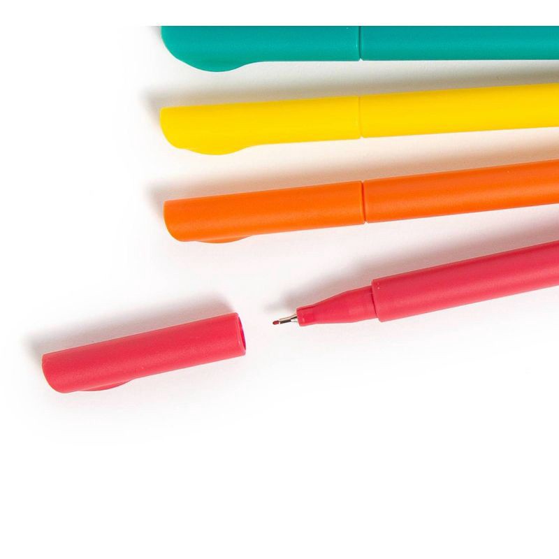 U Brands 24ct Felt Tip Pens Fine Liner Assorted Colors 24 ct
