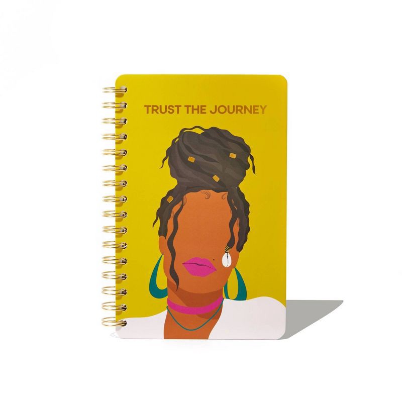 slide 1 of 6, Be Rooted Ruled Journal 5.5"x8.5" Trust The Journey, 1 ct