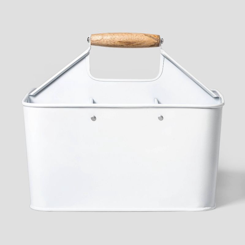 slide 3 of 3, Metal Condiment Caddy White - Sun Squad, 1 ct