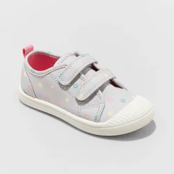 Toddler Parker Daisy Print Sneakers - Cat & Jack Light Gray 4T