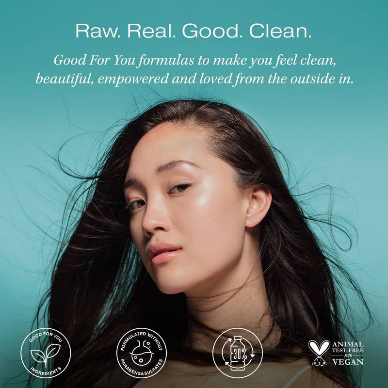 slide 5 of 8, Raw Sugar The Moisture Smoothie Shampoo - Coconut + Agave + Sweet Almond Milk - 30 fl oz, 30 fl oz