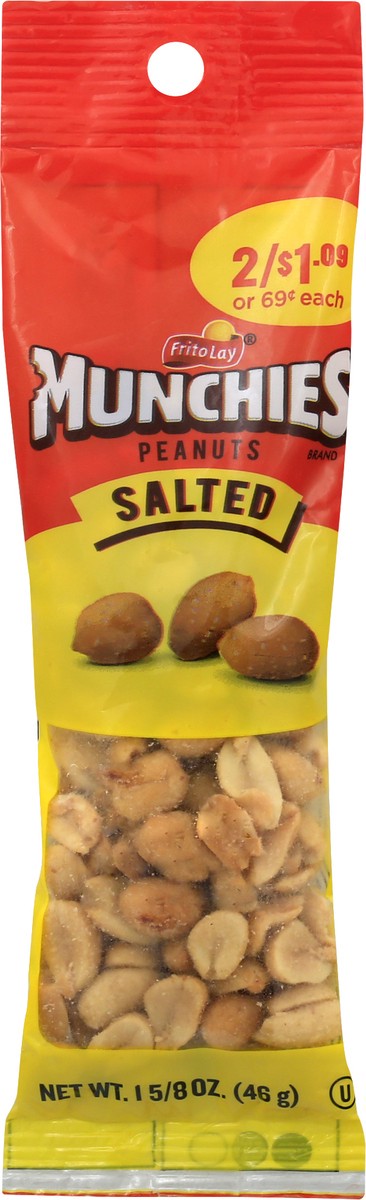 slide 2 of 8, Munchies Peanuts Salted 1 5/8 Oz, 1.63 oz