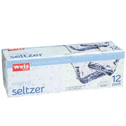 Weis Quality Original Seltzer - 12 ct