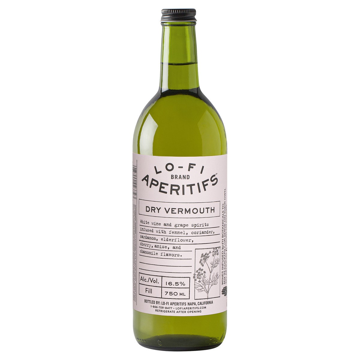 slide 1 of 2, Lo-Fi Aperitifs Dry Vermouth 750ml, 750 ml