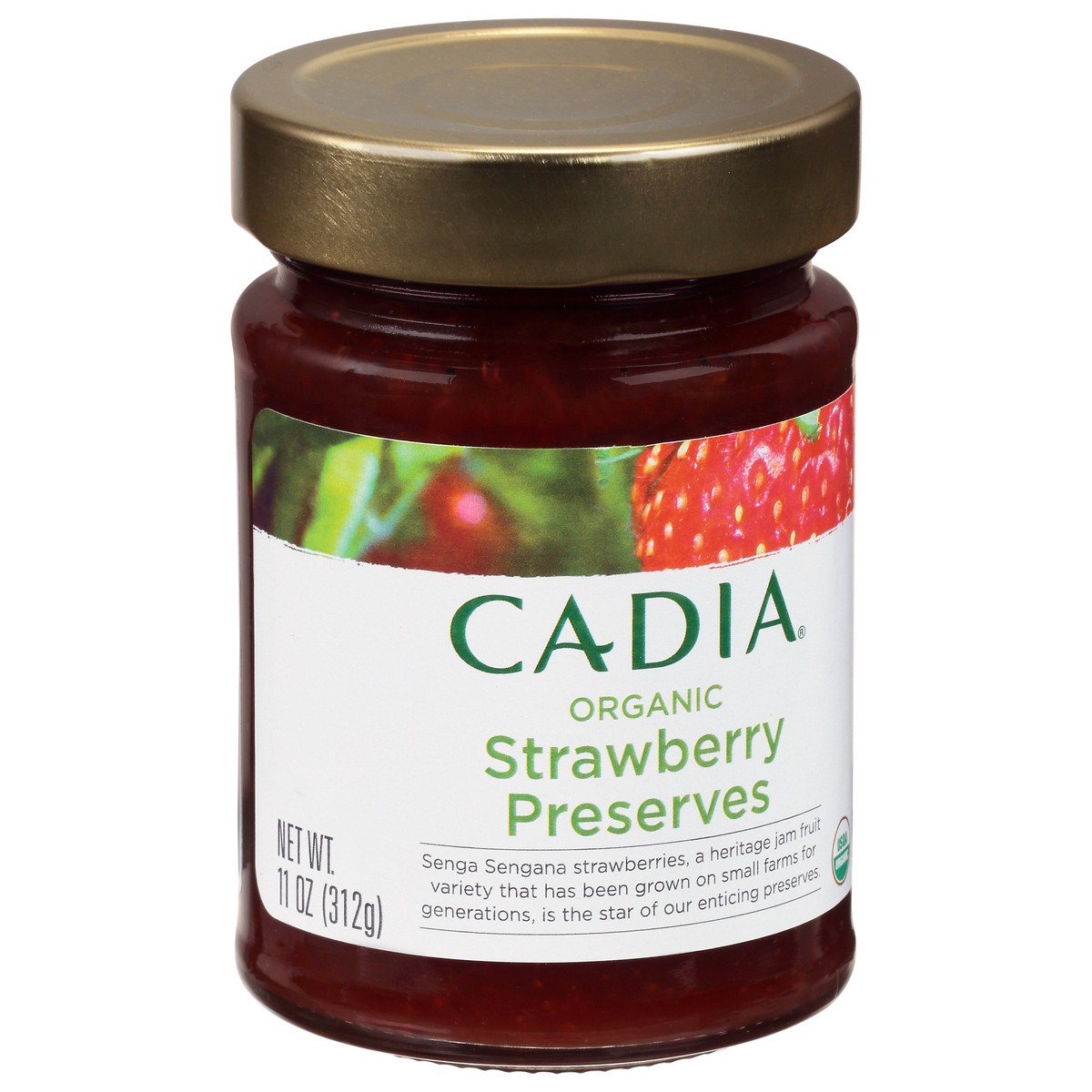 slide 11 of 13, Cadia Organic Strawberry Preserves 11 oz, 11 oz