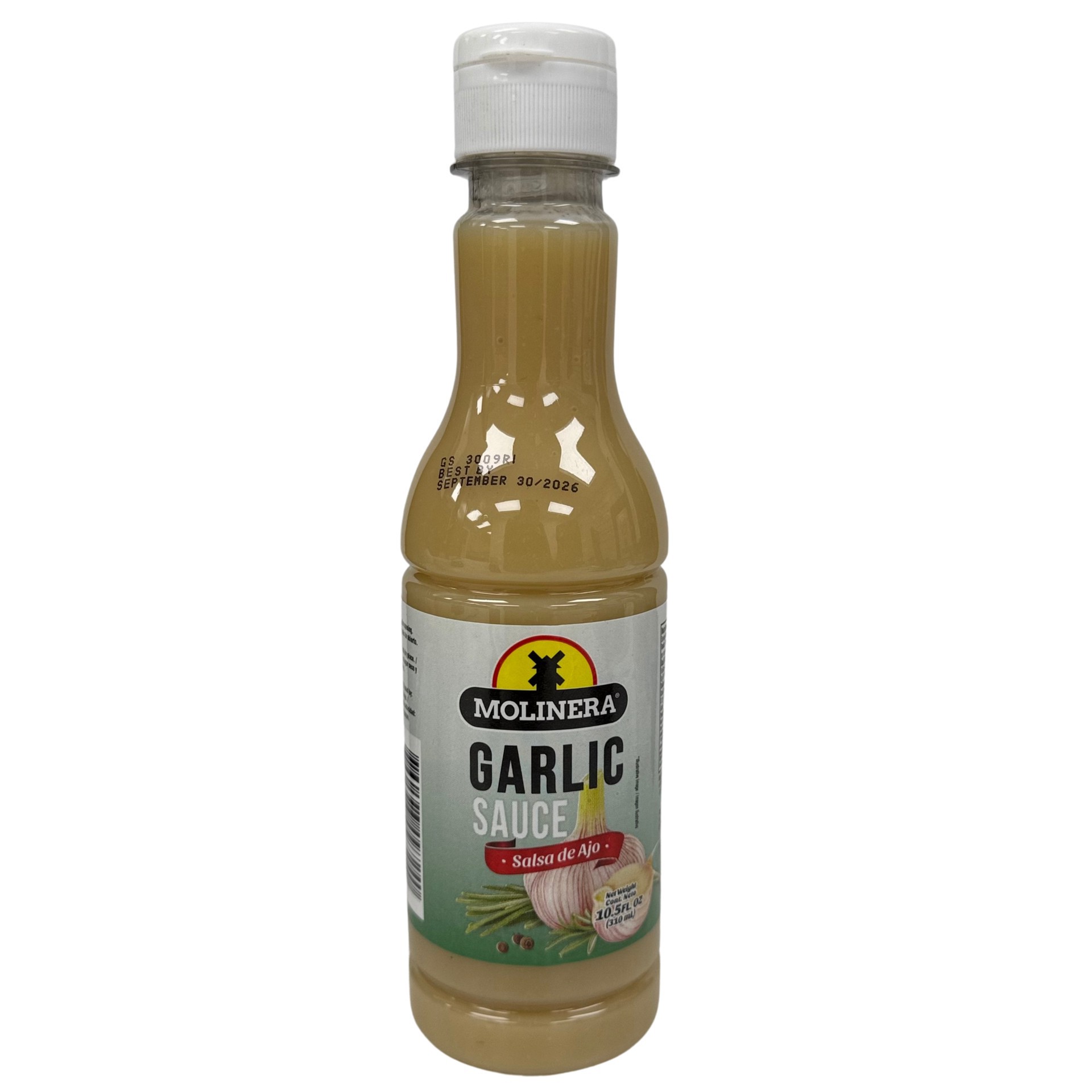 slide 1 of 1, Molinera Garlic Sauce, 10.5 oz