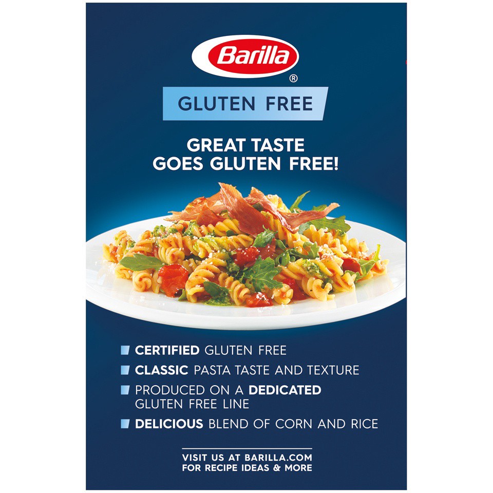 slide 4 of 8, Barilla Pasta Rotini Gluten Free Box, 12 oz