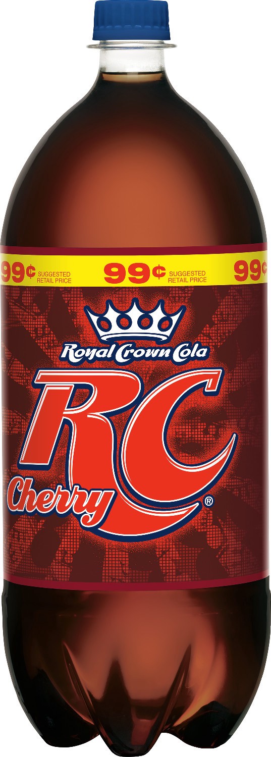 slide 1 of 1, RC Cola RC Cherry Cola Soda, 2 L bottle, 2 liter