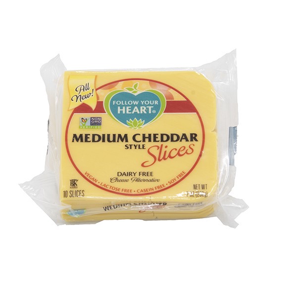 slide 1 of 5, Follow Your Heart American Vegan Cheese Slices, 7 oz, 7 oz