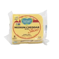 Follow Your Heart Dairy Free Vegan American Style Sliced Cheese, 10 Ct, 7 OZ Pack