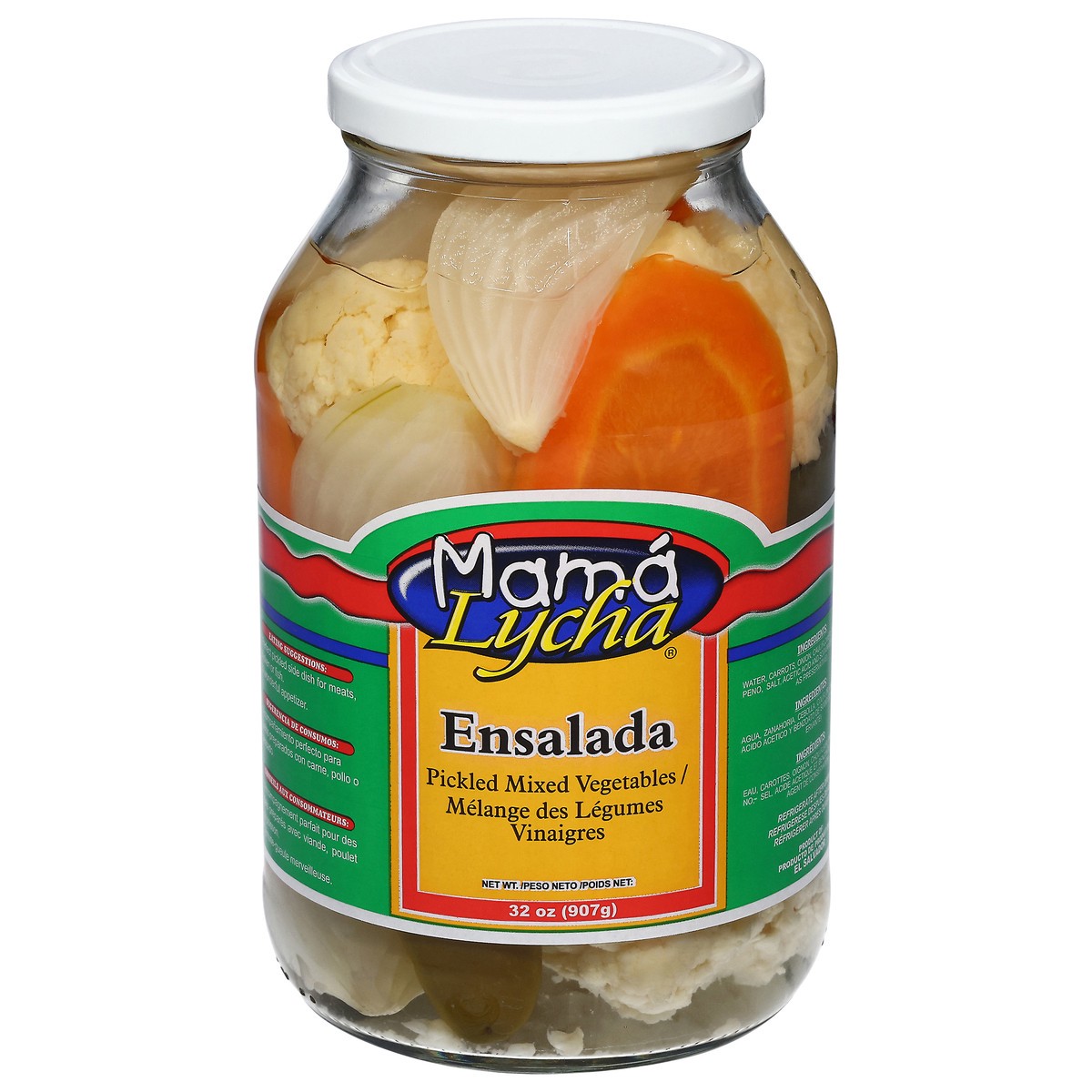 slide 1 of 13, Mama Lycha Pickled Mixed Vegetables 32 oz, 32 oz