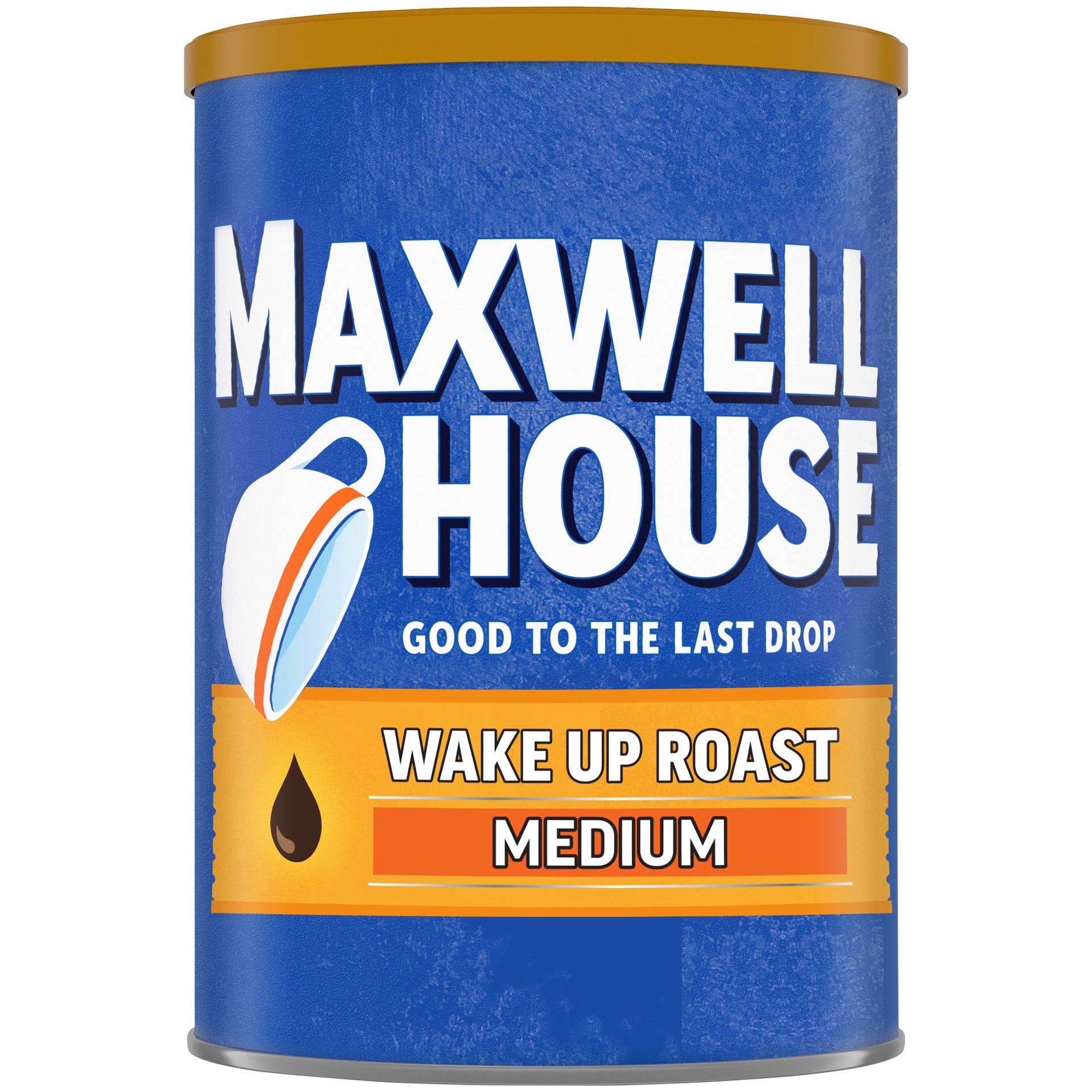 slide 1 of 9, Maxwell House Wake Up Roast Medium Roast Ground Coffee, 11.5 oz Canister, 11.5 oz