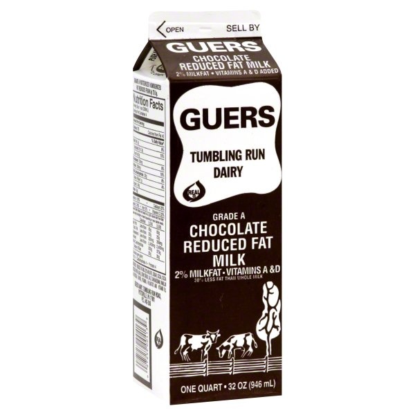 slide 1 of 1, Guers Chocolate Milk, 1 qt