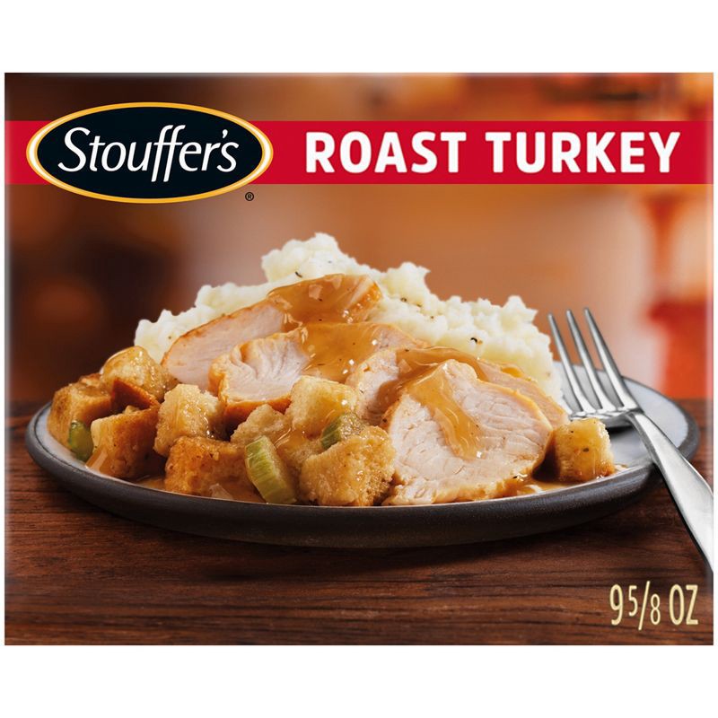 slide 9 of 9, Stouffer's Frozen Roast Turkey Microwave Meal - 9.625oz​, 9.625 oz