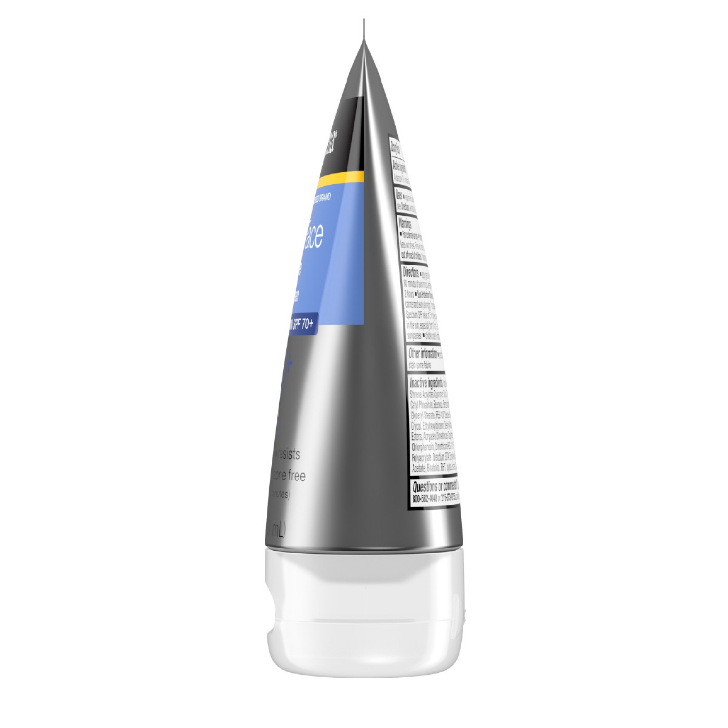 slide 2 of 4, Neutrogena Sport Face Oil-Free Lotion Sunscreen, SPF 70+, 2.5 fl. oz, 2.5 fl oz