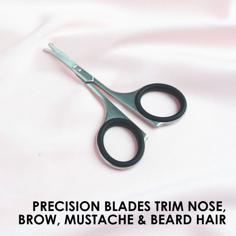 slide 3 of 6, JAPONESQUE Men's Essential Facial Grooming Scissor, 1 ct