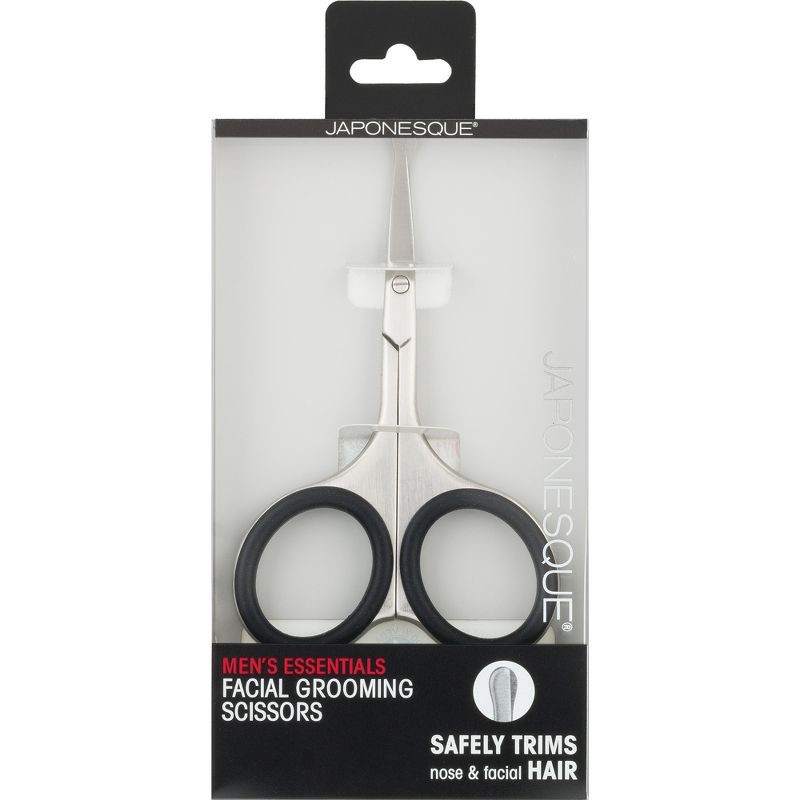 slide 3 of 5, JAPONESQUE Men's Essential Facial Grooming Scissor, 1 ct