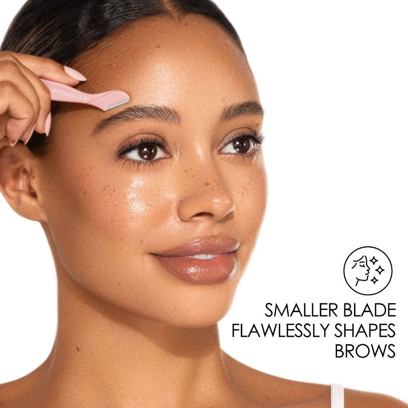 slide 3 of 10, JAPONESQUE Mini Touchup Razors - 3ct, 3 ct