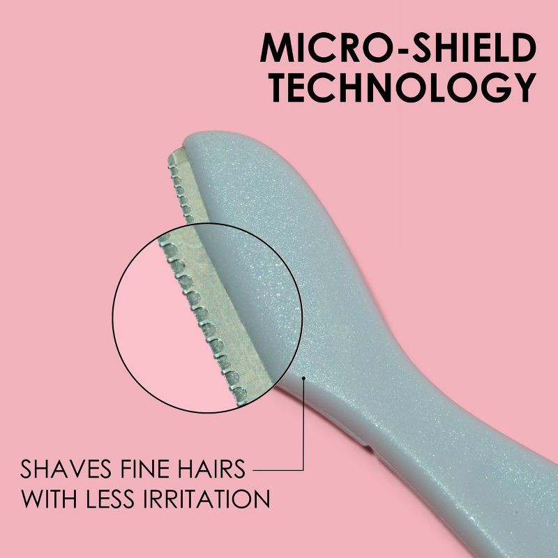 slide 4 of 10, JAPONESQUE Mini Touchup Razors - 3ct, 3 ct