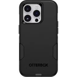 OtterBox iPhone 14 Pro Commuter Case - Black: Impact & Bump Resistant, Solid Pattern