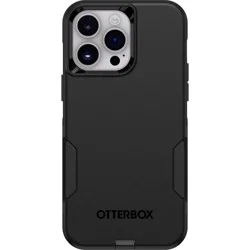 OtterBox iPhone 14 Pro Max Commuter Case - Black: Solid Pattern, Protective Plastic