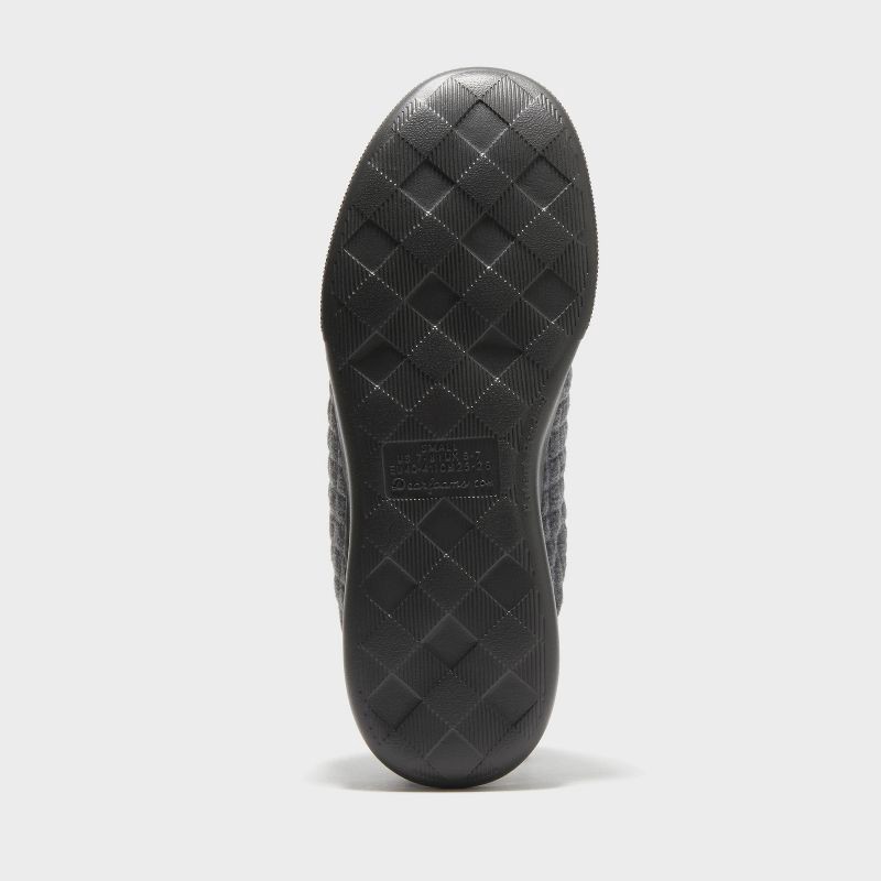 slide 4 of 4, dluxe by dearfoams Men's Julien Clog Slippers - Gray XL: Machine Washable, Indoor/Outdoor Outsole, 1 ct