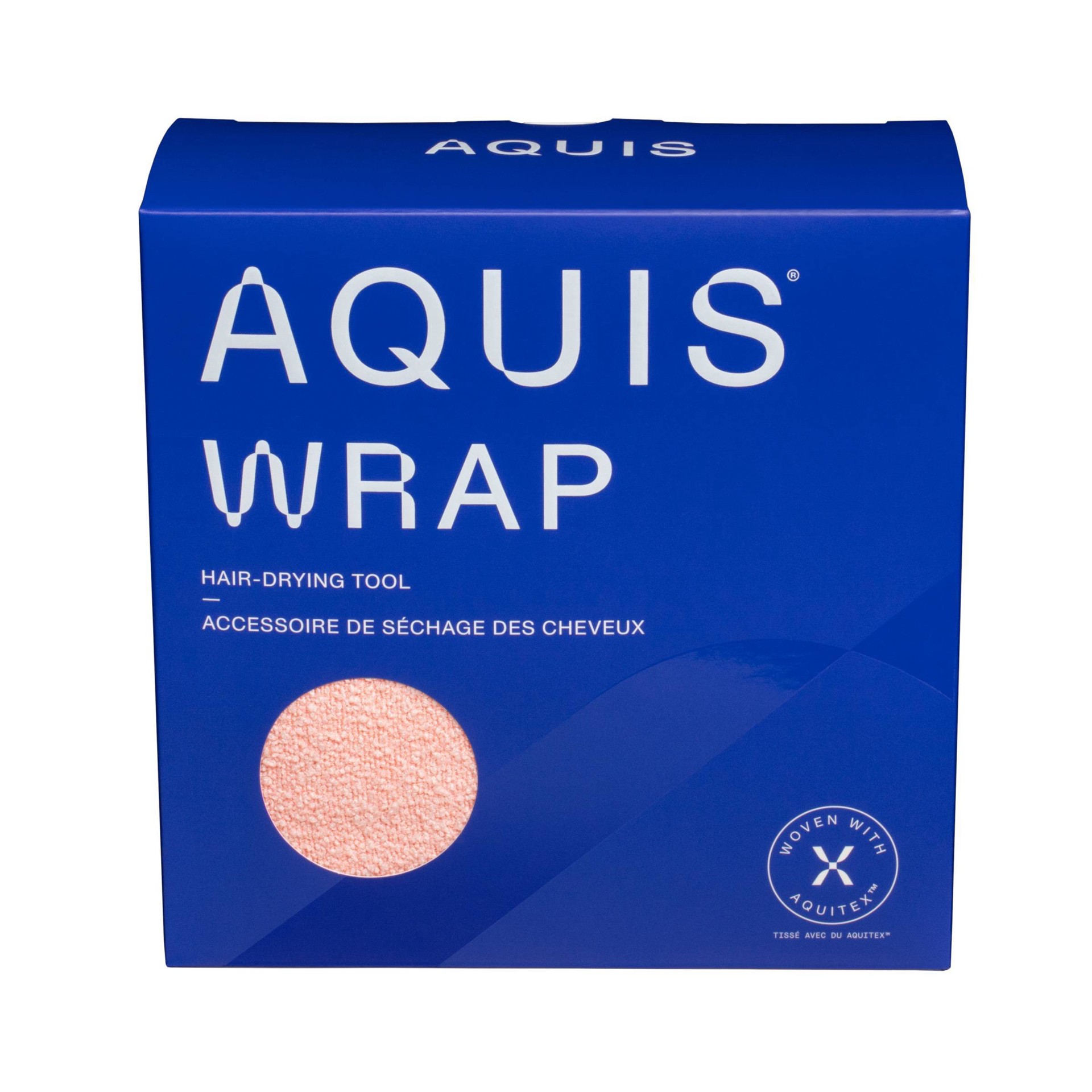 slide 3 of 6, AQUIS Hair Wrap Drying Towel Tool Recycled Microfiber - Lotus Pink, 1 ct