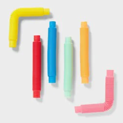 6ct Stretchy Tube Party Favors - Spritz™: Pop Tubes, Dollar Section, Party Favor Toys for Kids, Multi-Colored