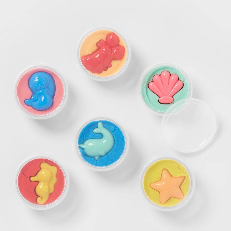 slide 1 of 3, 6ct Character Play Sand Party Favors - Spritz™: Kids Party Favor Toys, Multi-Colored, Ages 4+, Dollar Section, 6 ct