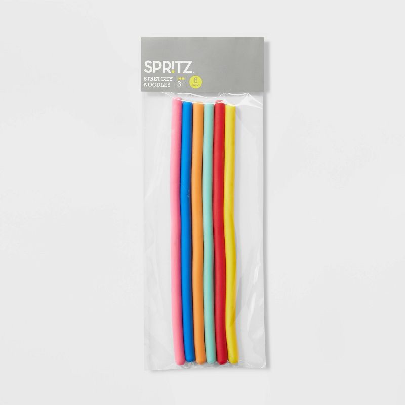 slide 3 of 3, 6ct Stretchy Noodle Party Favors - Spritz™, 6 ct