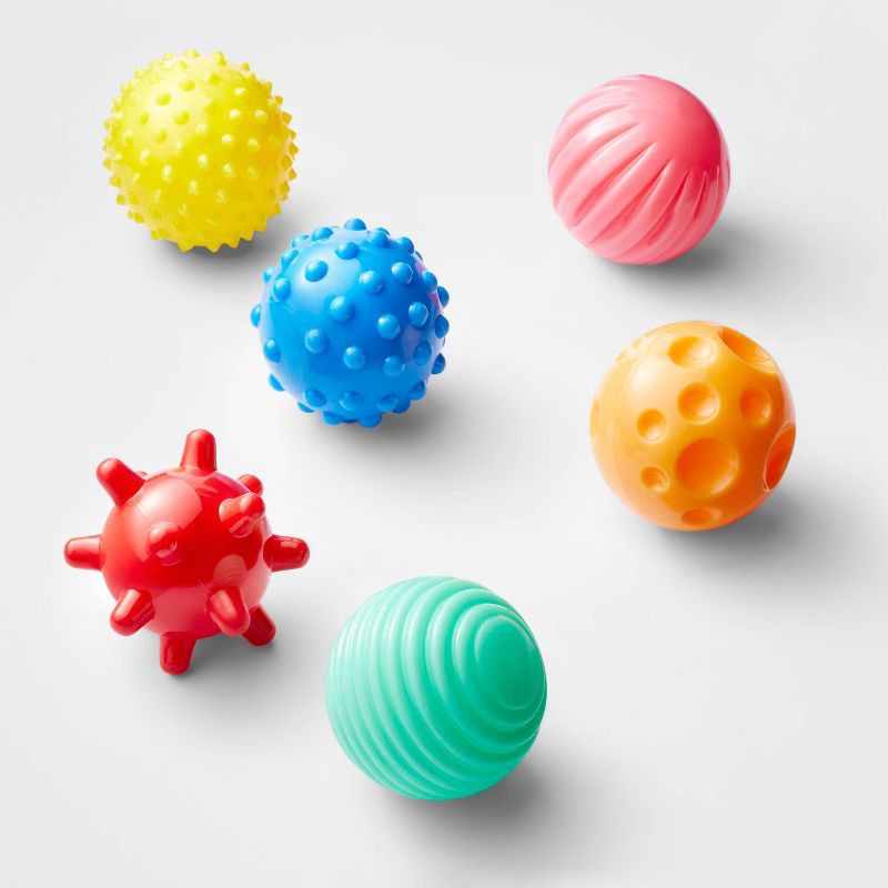 slide 1 of 3, 6ct Textured Balls Party Favors - Spritz™, 6 ct