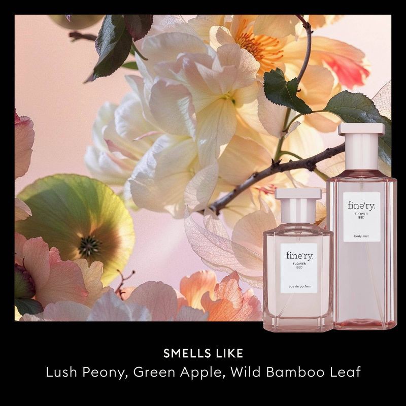 slide 3 of 8, fine'ry. Eau de Parfum Women's Perfume - Flower Bed - 2 fl oz, 2.02 fl oz