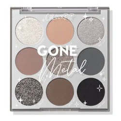 ColourPop 9-Pan Eyeshadow Makeup Palette - Gone Metal - 0.3oz