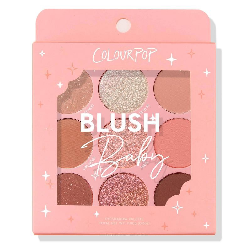 slide 7 of 7, ColourPop 9-Pan Eyeshadow Makeup Palette - Blush Baby - 0.3oz, 0.3 oz