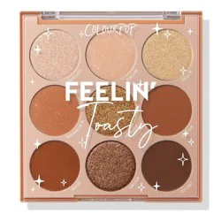 ColourPop 9-Pan Eyeshadow Makeup Palette - Feelin' Toasty - 0.3oz