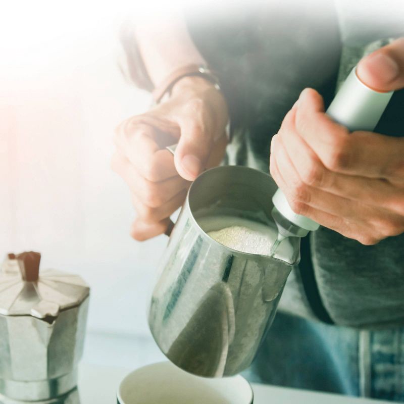 slide 3 of 6, Sharper Image Milk Frother For Dense and Long Lasting Foam Creation, 1 ct