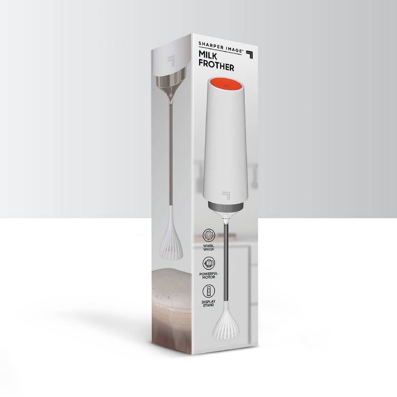 slide 5 of 6, Sharper Image Milk Frother For Dense and Long Lasting Foam Creation, 1 ct