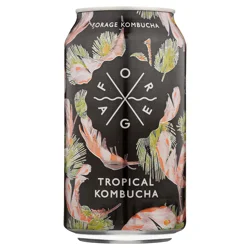 Forage Organic Kombucha, Tropical, 12 Oz