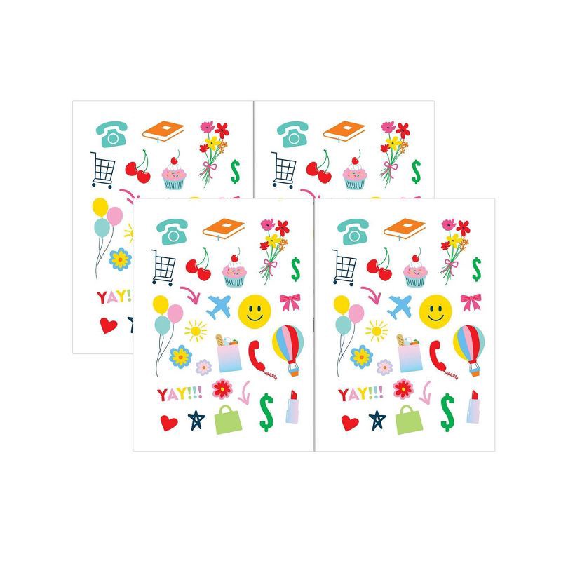 slide 5 of 11, Color Me Courtney for Blue Sky Sticker Book 5"x7" Assorted: 600 Art & Design Sheets, Planner & Journaling Stickers, 1 ct