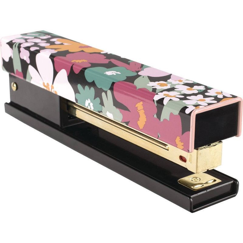 slide 4 of 4, Swingline Runway Stapler Floral Blush, 1 ct