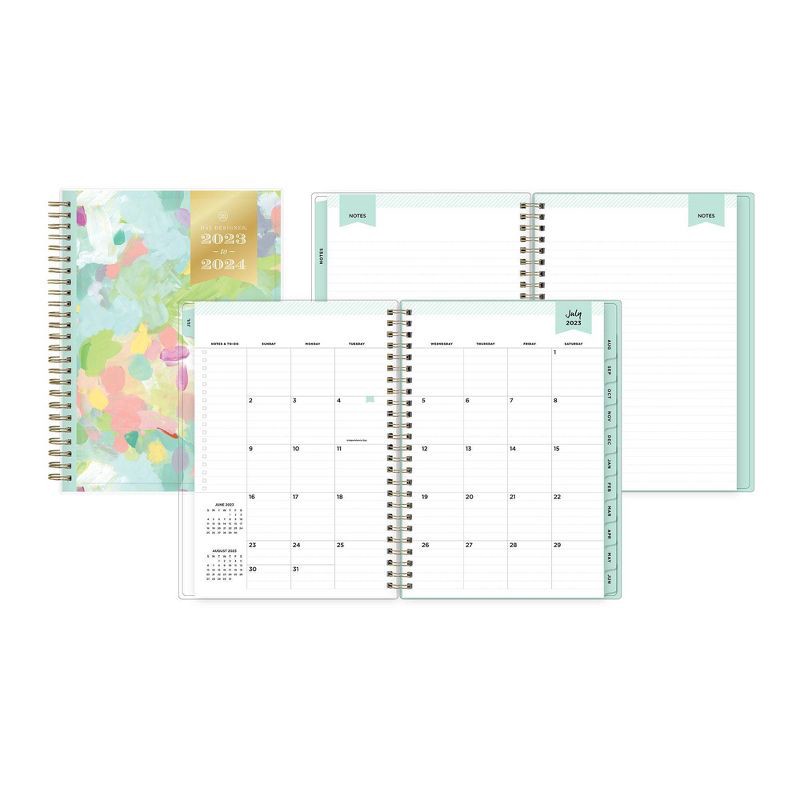 slide 7 of 15, Day Designer 2023-24 Academic Planner with Notes Pages 5.875"x8.625" Weekly/Monthly Clear Pocket Cover Wirebound Monet, 1 ct