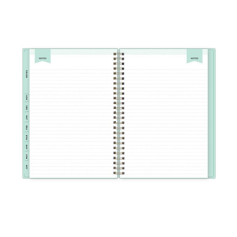 slide 13 of 15, Day Designer 2023-24 Academic Planner with Notes Pages 5.875"x8.625" Weekly/Monthly Clear Pocket Cover Wirebound Monet, 1 ct